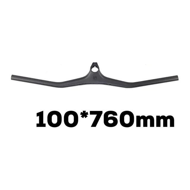 Mtb Handlebars And Stem 28.6mm -10Degree Carbon Integrated Handlebar 720-760mm