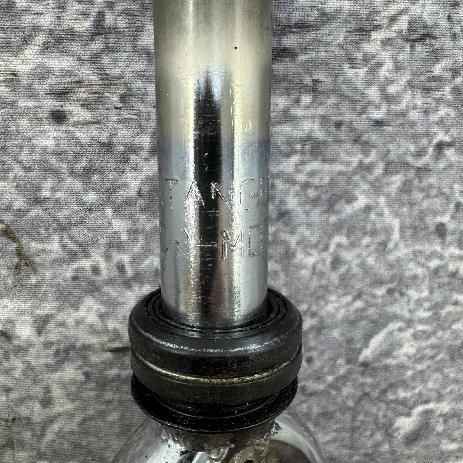 Vintage Tange CRMO 700c Fork 1 In Threaded QR SHORT Road Touring Japan Steel