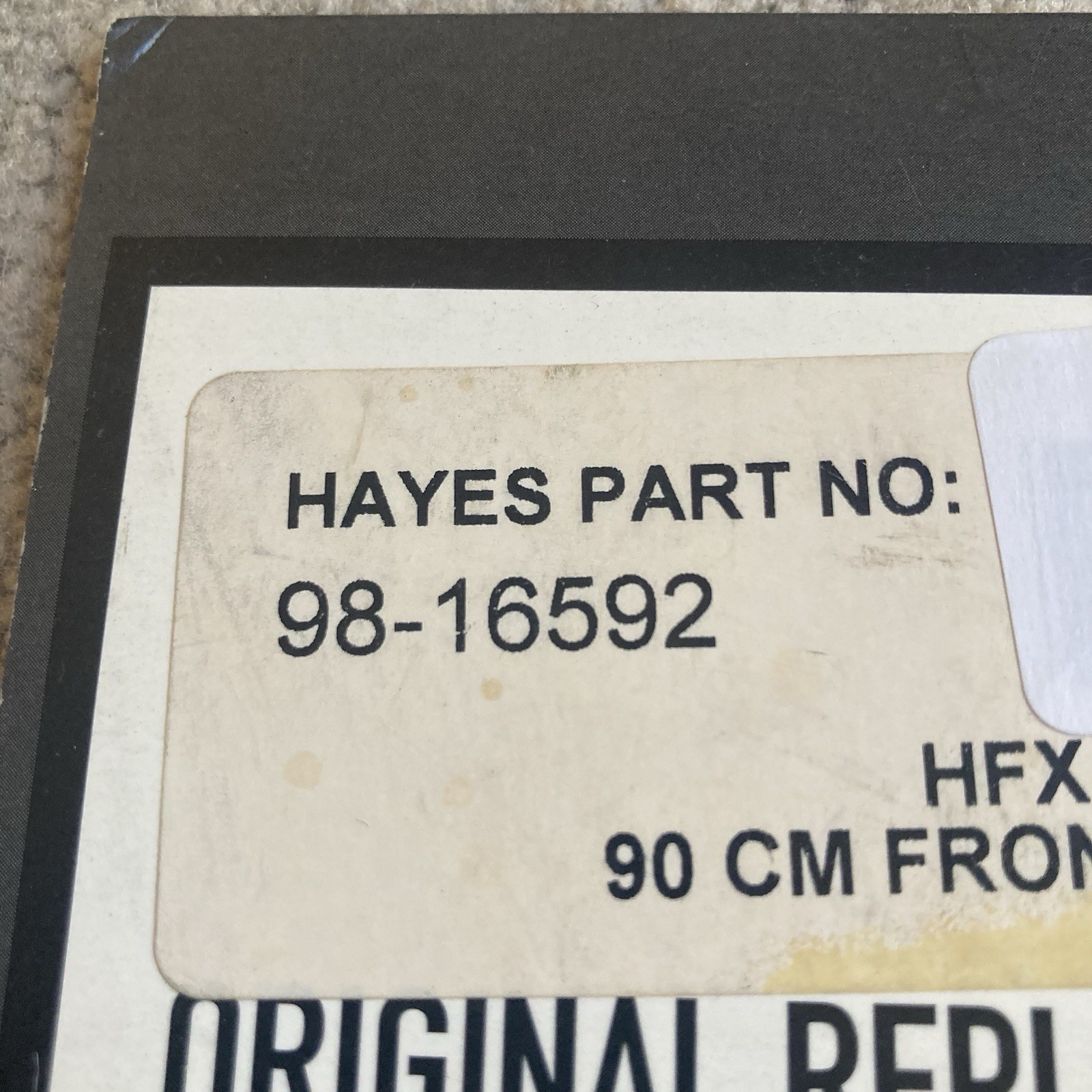 Hayes disc brake HFX-9 90cm front hose kit #98-16592 NOS bicycle hydraulic
