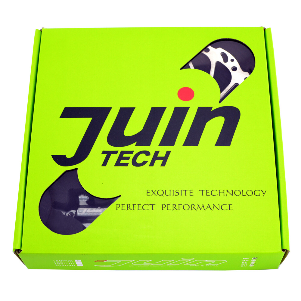 JUIN TECH M1 Hydraulic MTB E-bike Disc Brake set 160mm w/ Rotor (F+R) , Gray