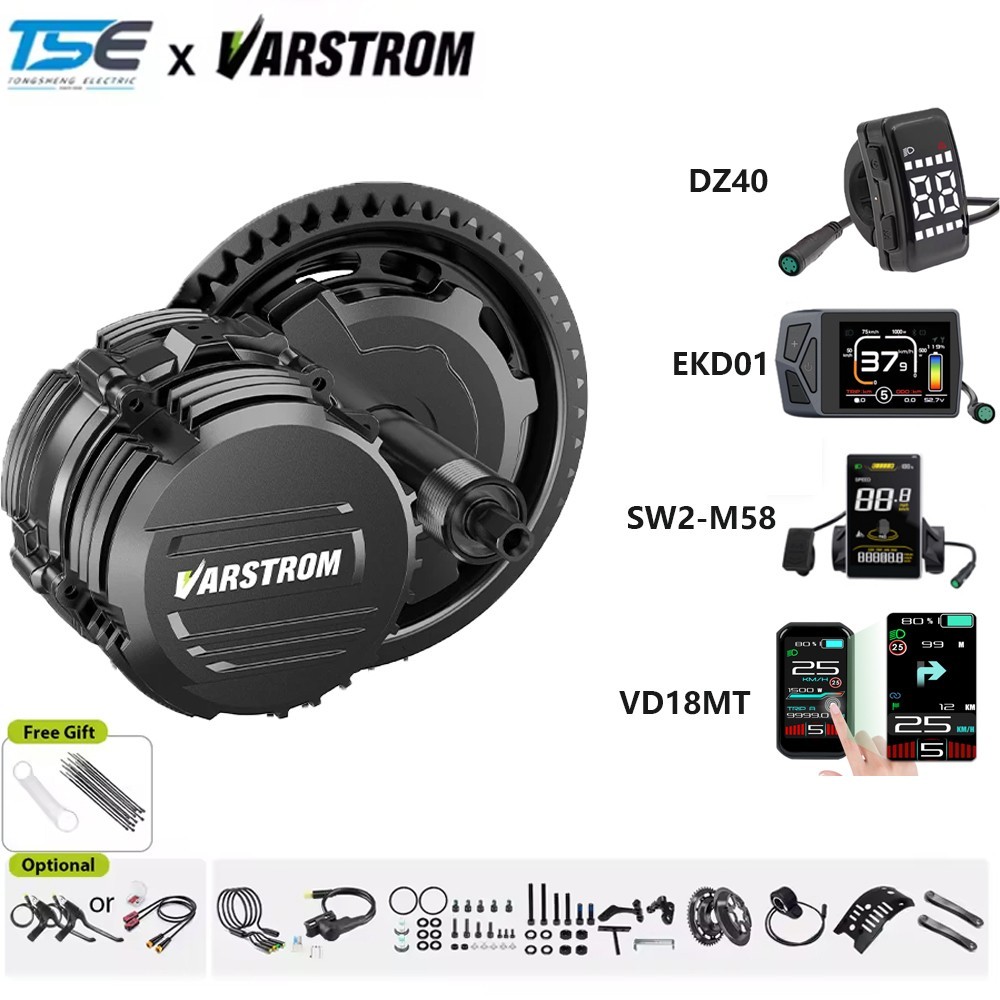 36V 250W 48V 1000W 500W 750W Mid Drive Motor Torque Sensor EBike Conversion Kit