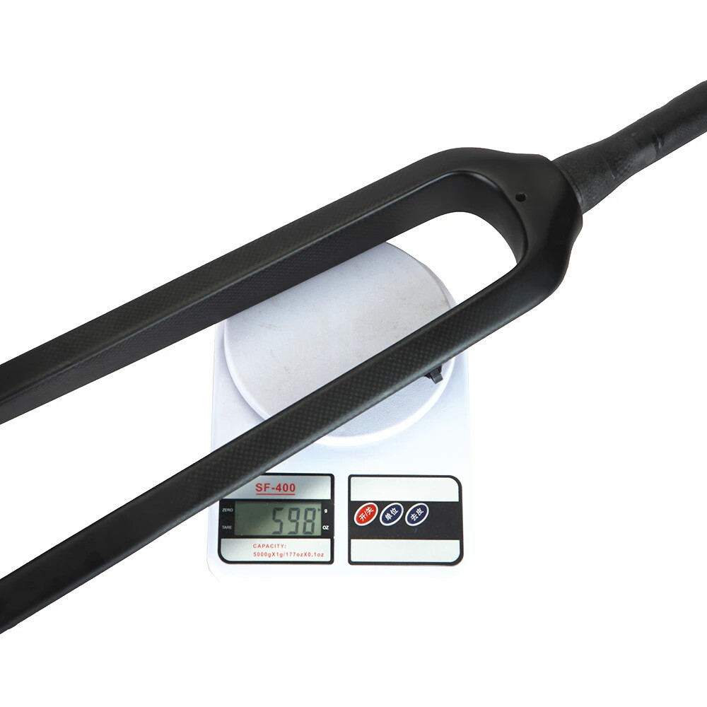 Carbon MTB Bike Rigid Fork ​Cycling Front Fork 26/27.5/29er 1-1/8 To 1-1/2