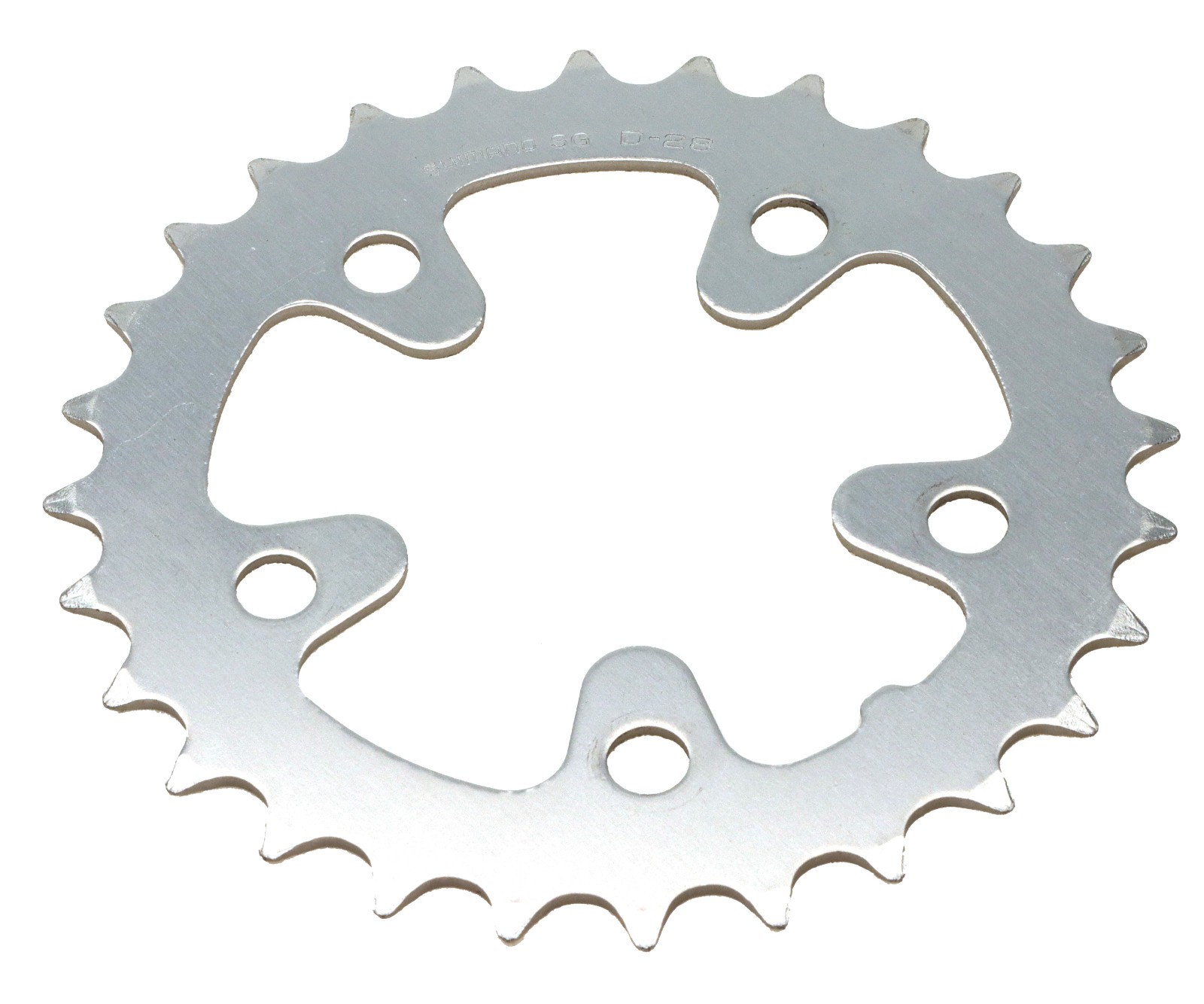 Shimano Deore DX SG Chainring 28T D 74 BCD 3X7 SPD Silver 5 Bolt NOS