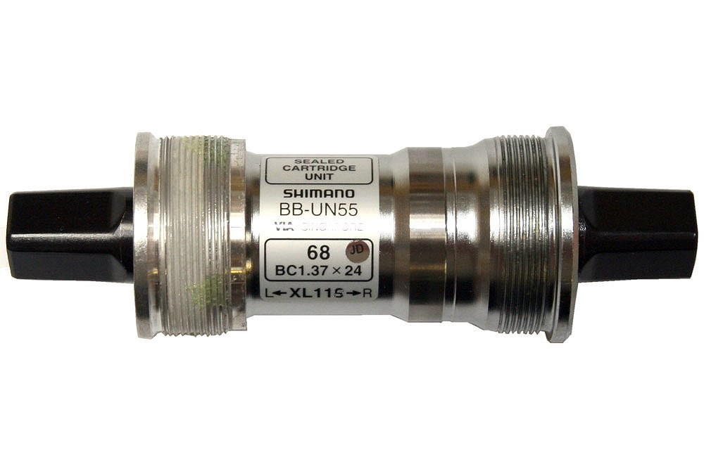 SHIMANO Innenlager BBUN55 mit Vierkantkonus 6.8 x 11.5 cm