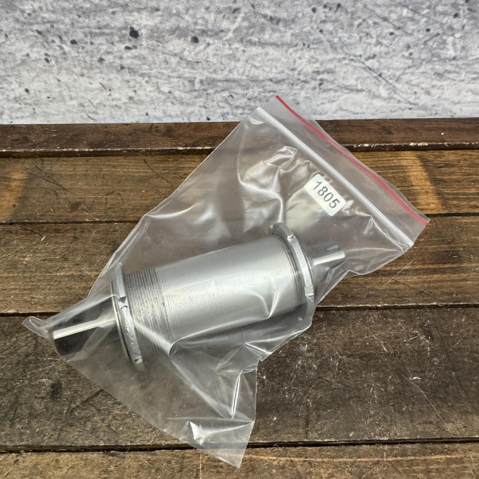 Vintage Stronglight Bottom Bracket 35×1.00 French Titanium 124mm Square FIXE