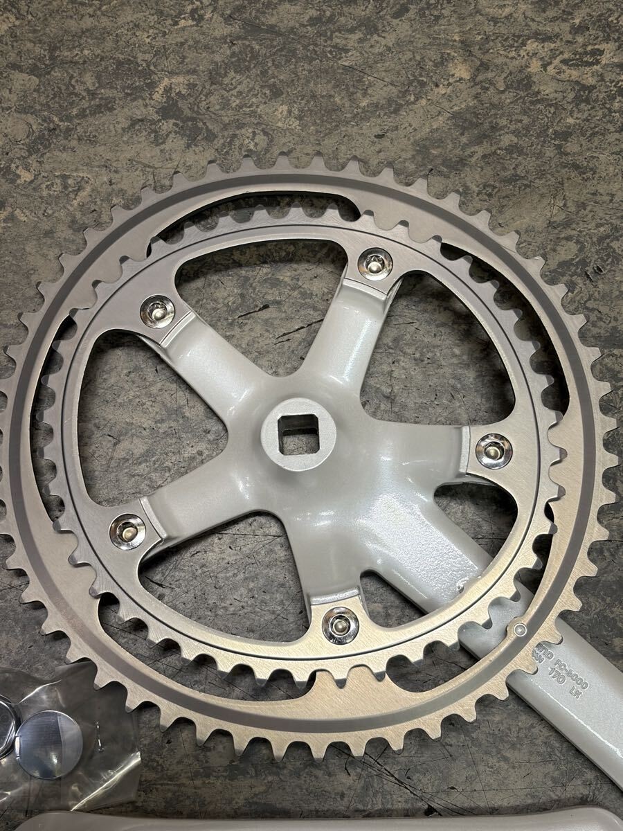 NOS VINTAGE SHIMANO Crankset w/ BB 170mm 52x42T JIS NIB Bicycle