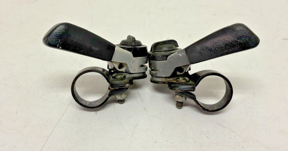 Vintage Suntour Power Control 3×7 Speed Mountain Bike Thumb Shifters EXCELLENT