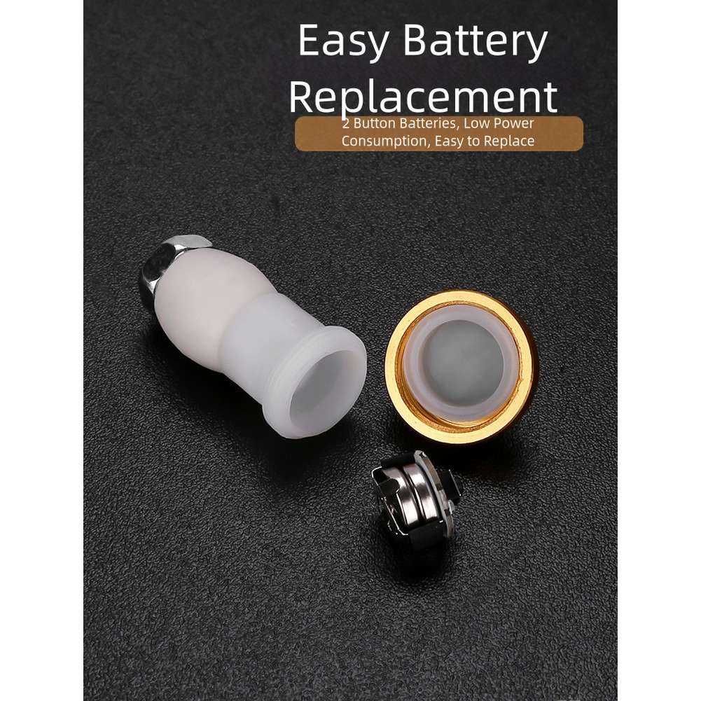 LED Bike Handlebar End Light Aluminum Alloy Safety Signal with Multiple Modes
