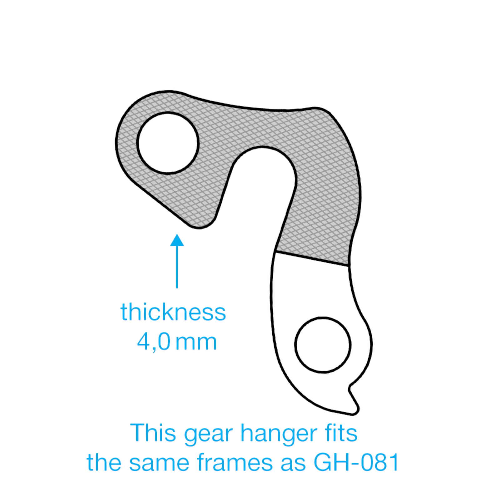 Derailleur Hanger 67 Compatiable Fuji D003 KHS 221 Kona Type K Norco 959375-8