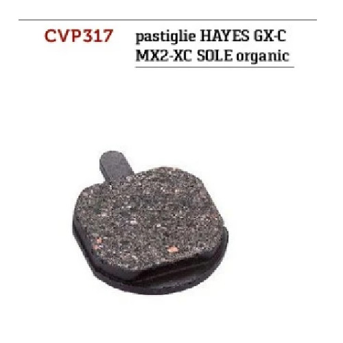 Hayes GX-2 MX-2 MX-3 MX-4 Hydraulic Sole Promax DSK organic brake pads resin mtb