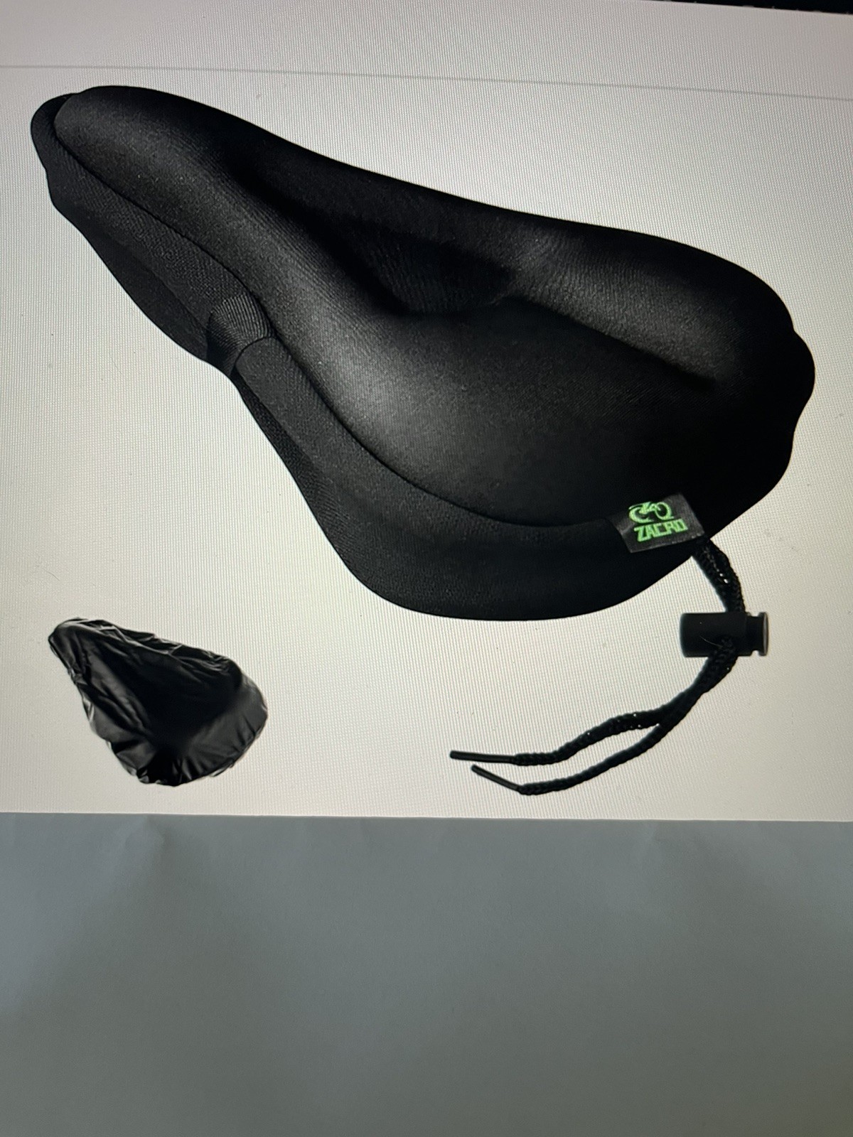 Bike Seat Cushion Padded Gel Seat Cover, Comfort Unisex for Indoor Outdoor Zacro