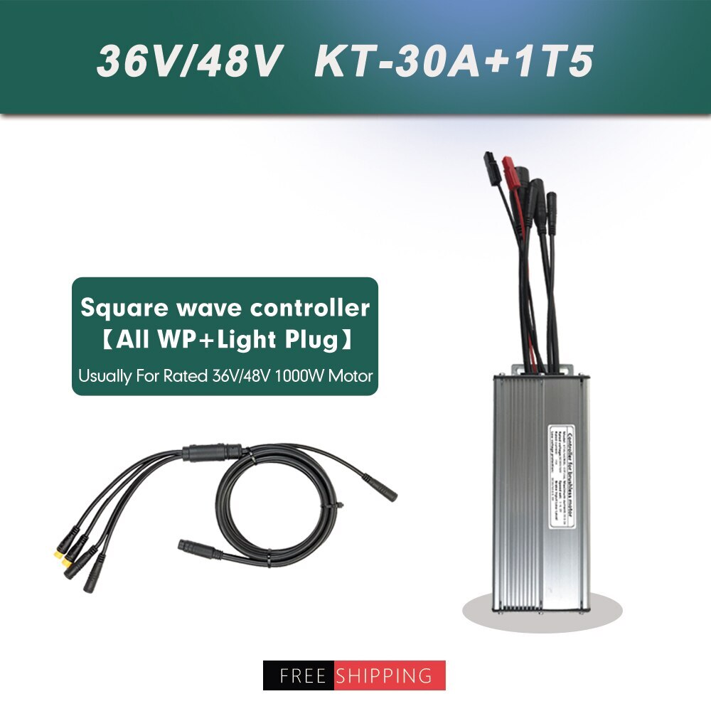 E-bike Controller 15-30A Control System with Use for 250W-1000W Hub Motor