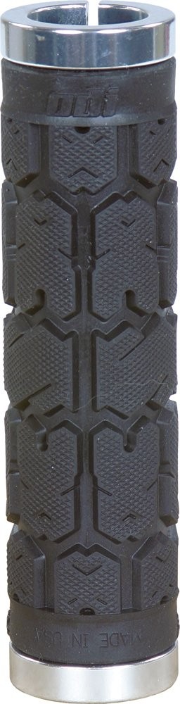 ODI Rogue 130mm PWC Lock-On Black/Silver Grips (L31RGB-S) 130 mm, Black