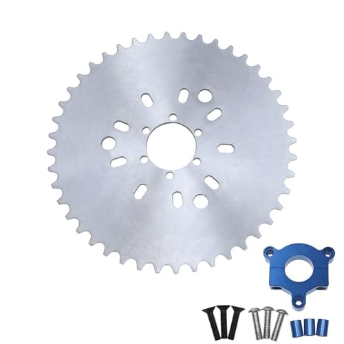 1.5in Blue CNC 44T Sprocket & Adapter – 44T Sprocket & Adapter