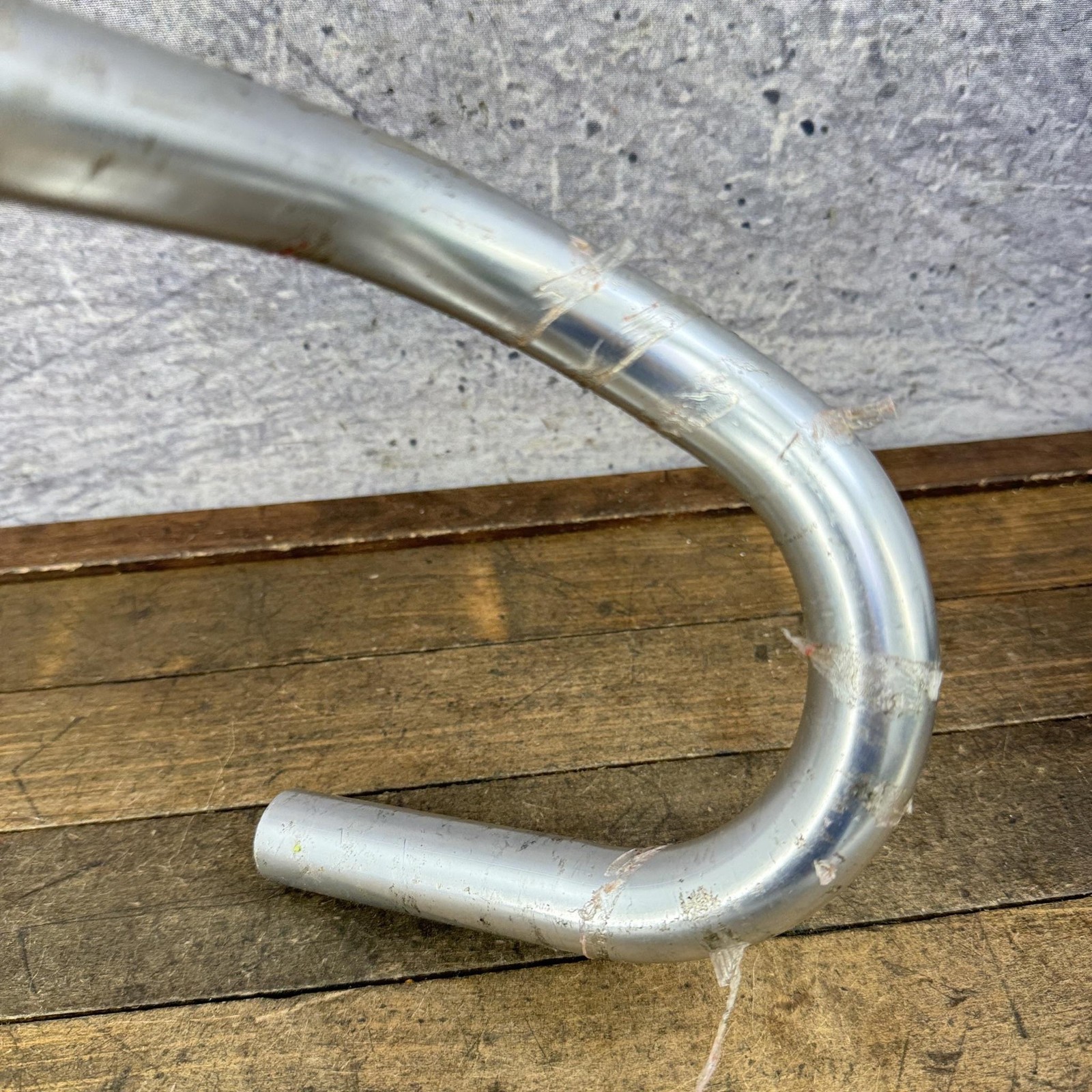 Vintage Cinelli 64-40 Drop Handlebar 40cm 26.4 mm Clamp Silver Road Track Bar