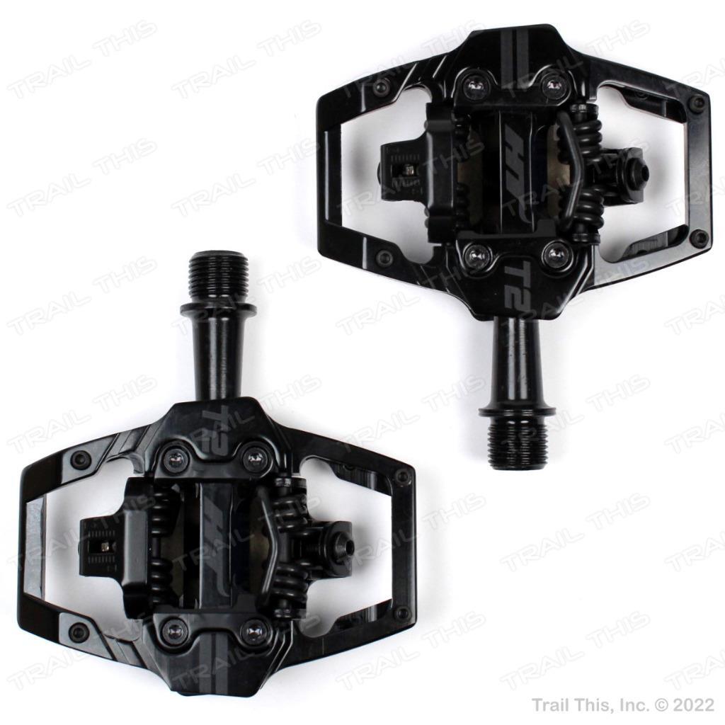 HT Components T2 Enduro Race Bike Style Bicycle CrMo Pedals Stealth Black
