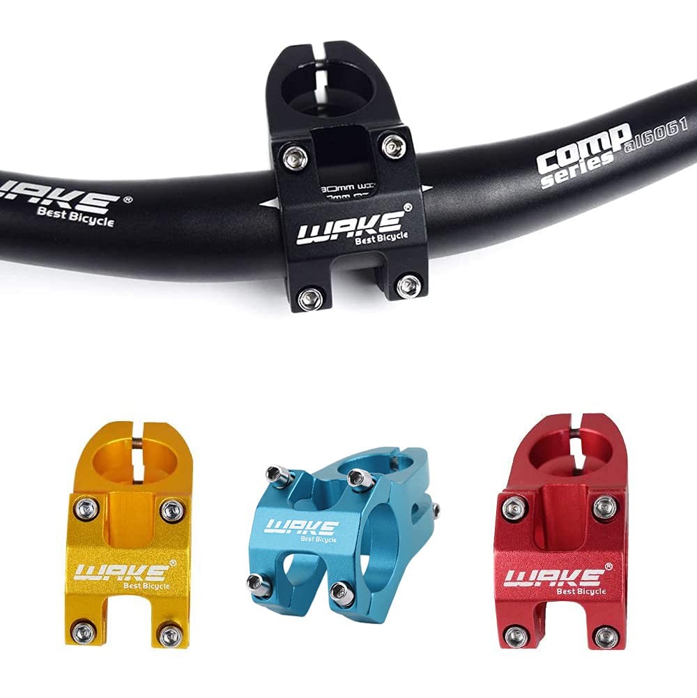 Wake HighStrength 31.8mm Aluminum Alloy Mountain MTB Bike Stem Riser 45mm Sho…