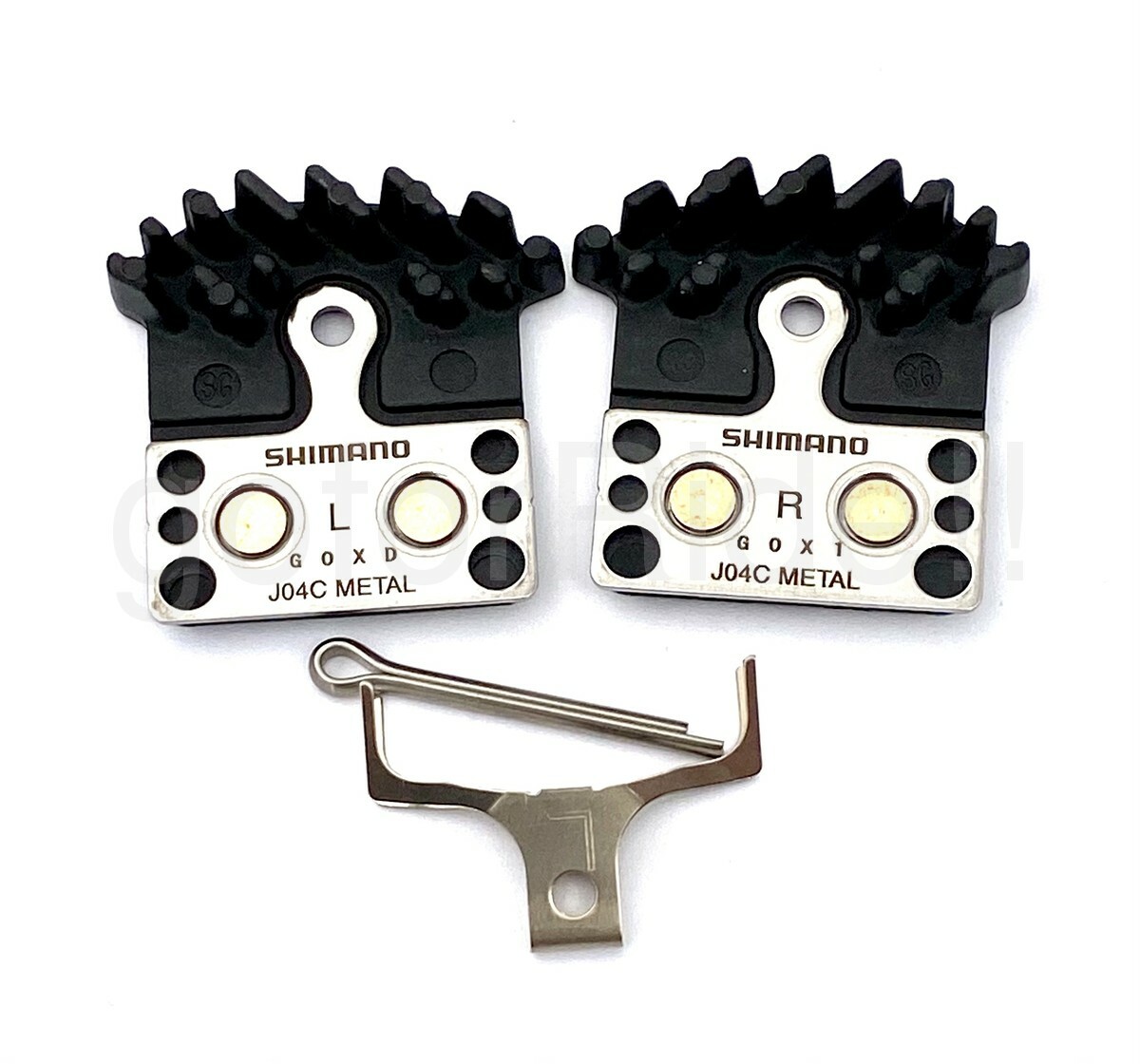 Shimano XTR,XT M9000/M8000 J04C Metal Disc Brake Pads W/Fin ICE TECH 1/2 Pair