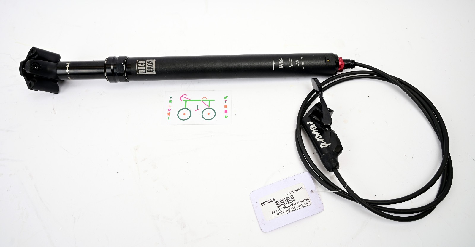 RockShox Reverb Stealth Dropper Seatpost, 31.6mm, 200mm Travel MTB Seat Post