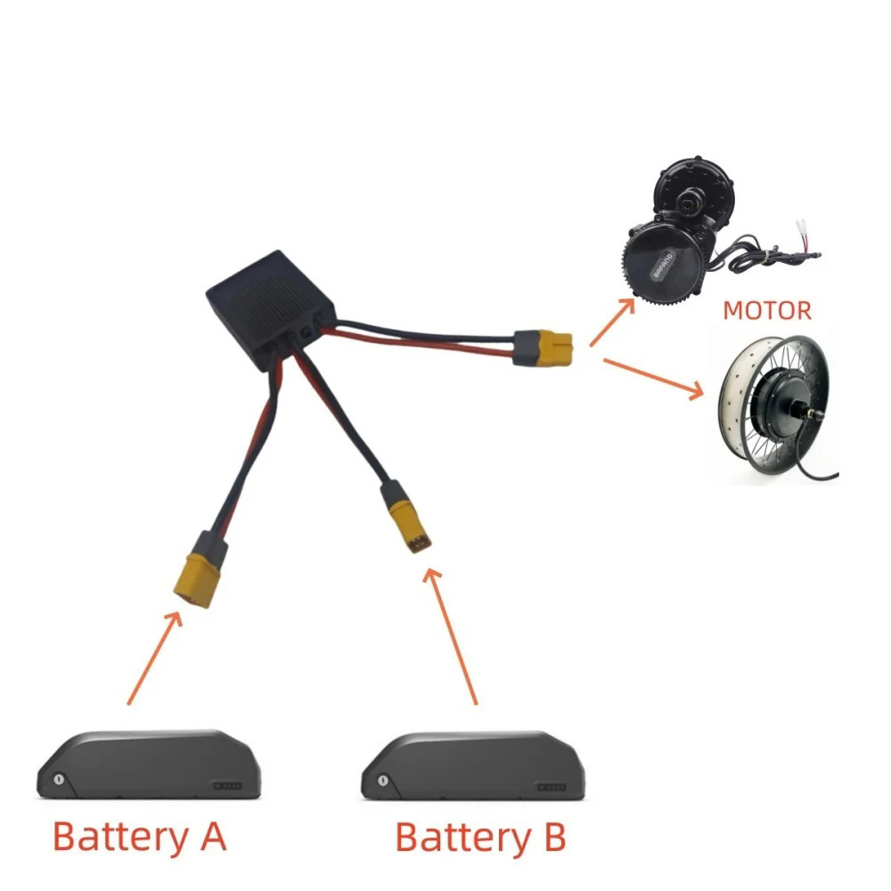E-Bike‌ 20A 30A 40A 20V to 80V Dual Battery Parallel Module Balancer Protection