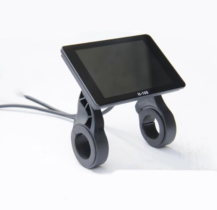 E-Bike Compatible H-100 Smart LCD Color Screen with light wire 5PIN+2PIN SM plug