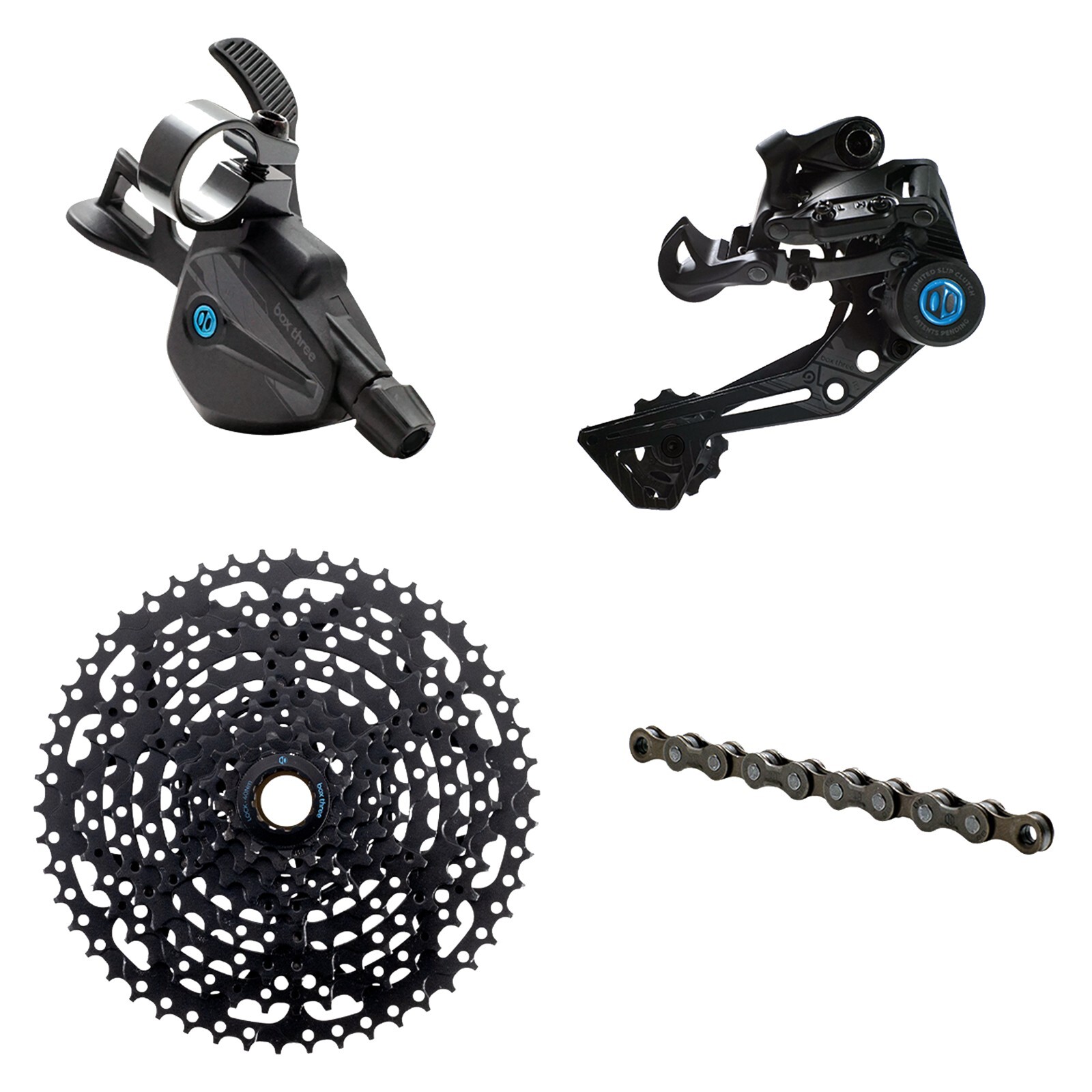 Box Three Prime 1×9 MultiShift 9X-Wide Range 4 Piece GroupSet 11-50 Convert Kit