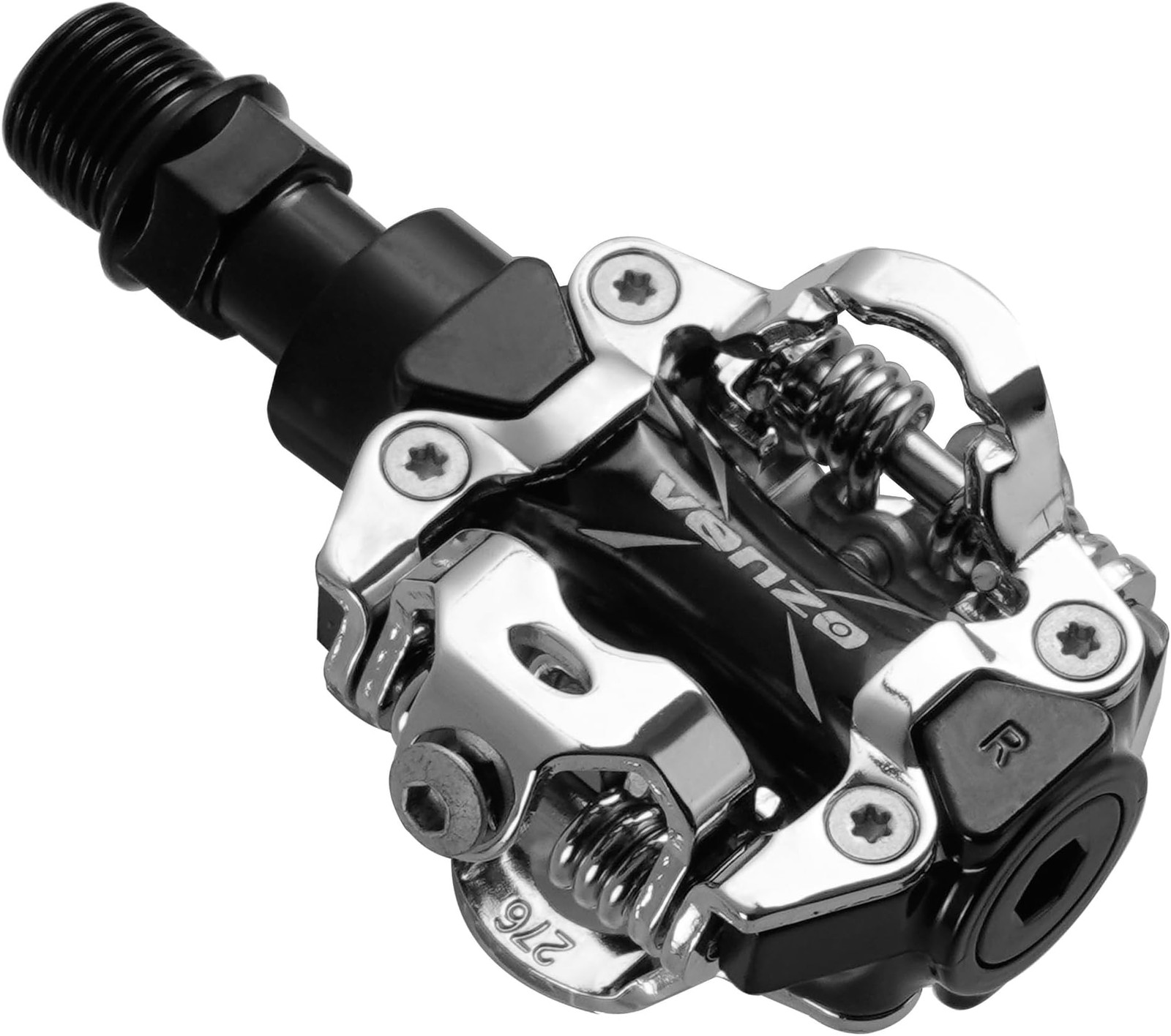 VENZO Compatible with Shimano SPD Mountain Bike CNC Cr-Mo Die-Cast Aluminum S…