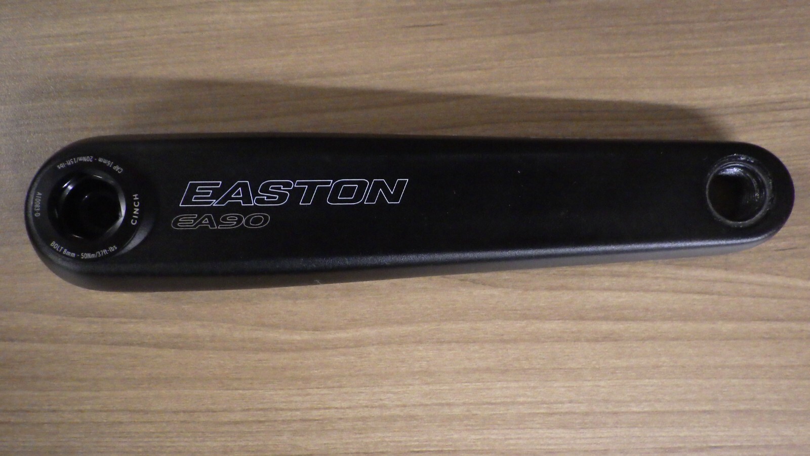 EASTON EA90 CRANKSET, NO RINGS, CINCH, 172.5MM, BLACK, ALUMINIUM, NEW IN BOX