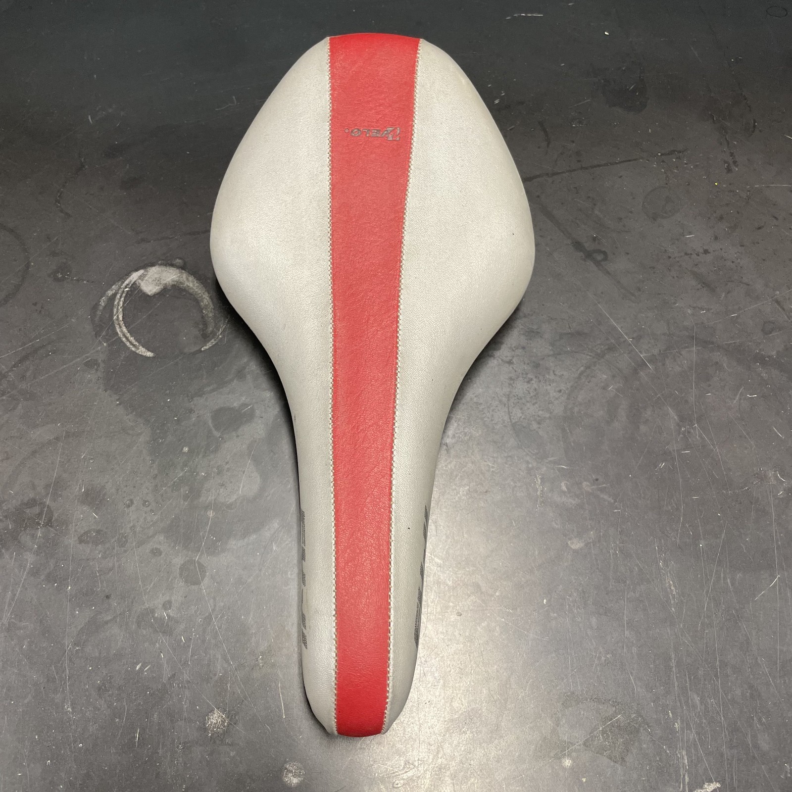 Velo Fuji Bike Saddle – Silver/Red – Used