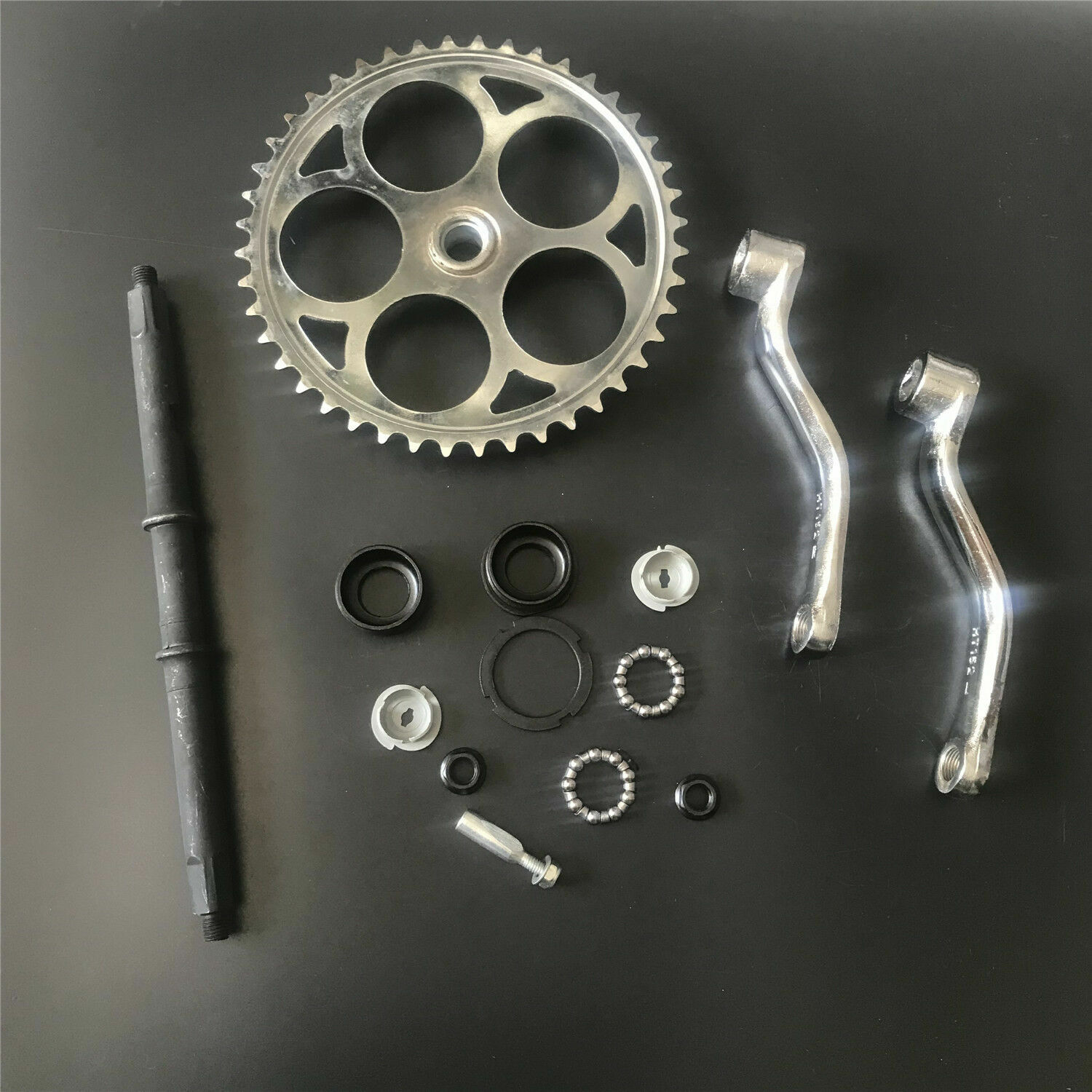 44T Wide Crank Assembly-3pcs for 2 Stroke & 4 Stroke Motor-Gas Motorized Bicycle