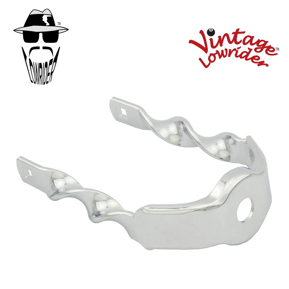 Twisted Extended Crown Chrome Lowrider Beach Cruiser Bicycle Crown Bike.