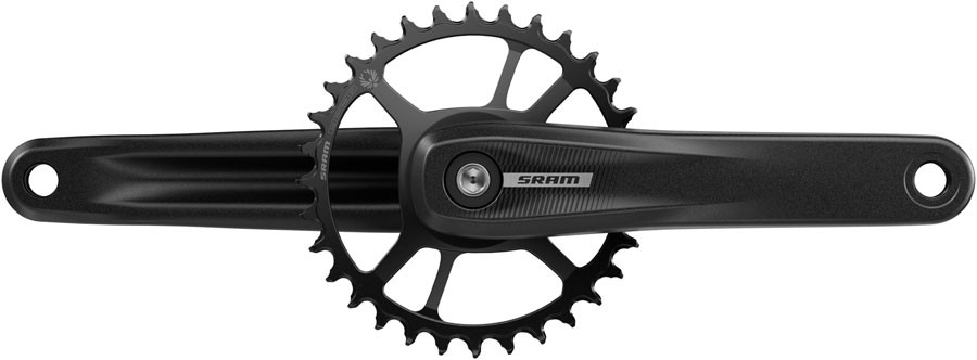 SRAM S100 Eagle Crankset – 155mm, 32t Steel Chainring, Aluminum Crankarms, For