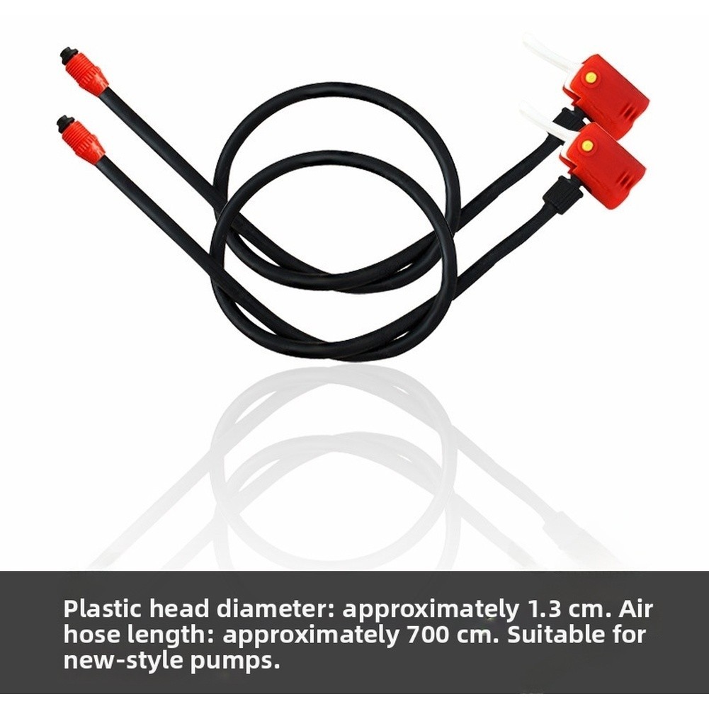 Multi-Valve Bike Pump Hose with Extended Length and Weatherproof Design