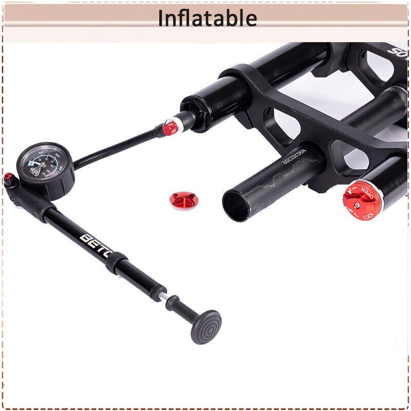 BUCKLOS YINO20 20” Suspension Air Fork 180mm Travel Snow E-MTB Bike 4.0 Fat Tire