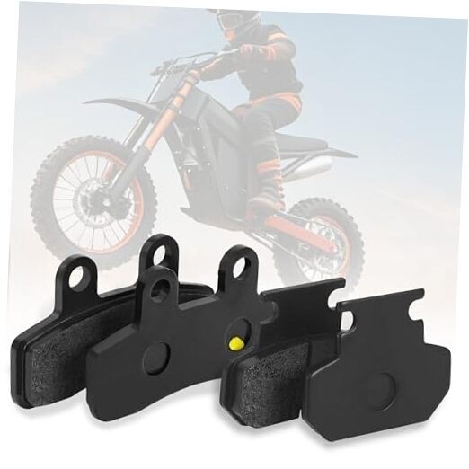 Front & Rear Brake Pads Set for Tuttio Soleil 01 Electric Dirt Bike, Wear