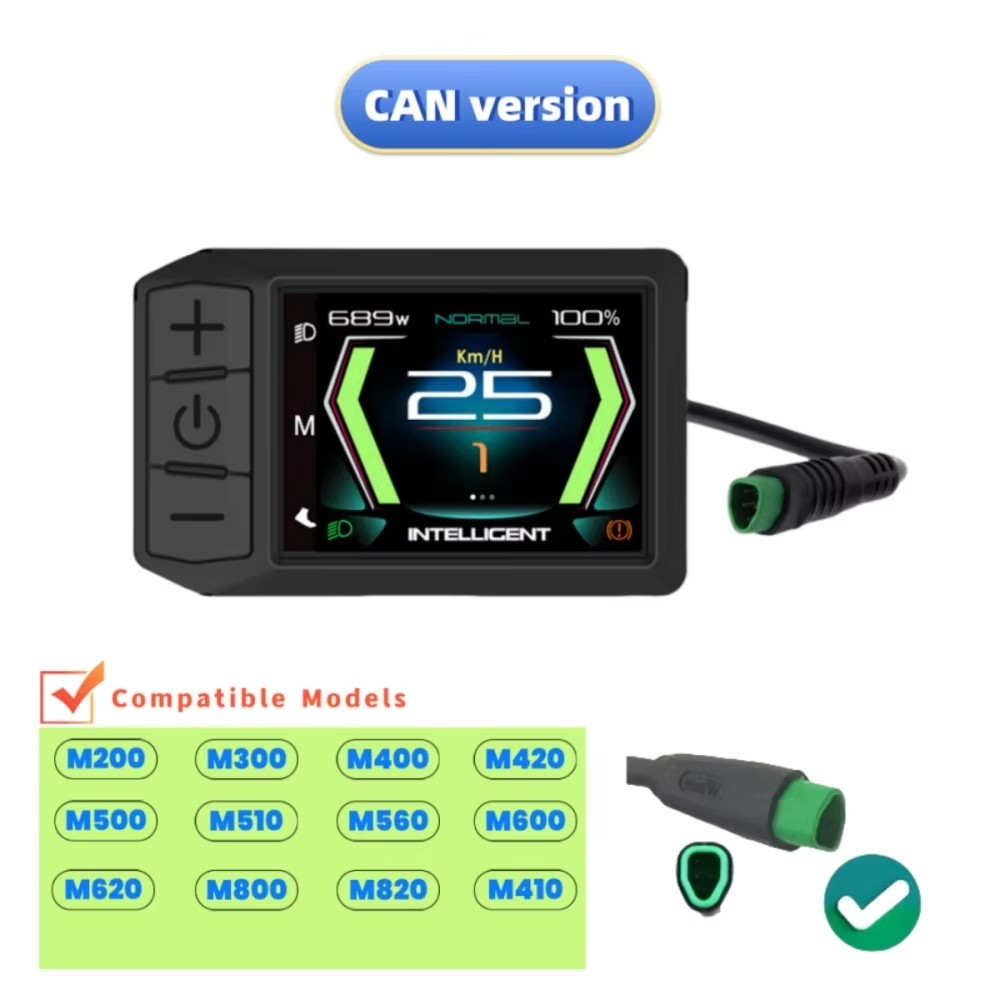 Ebike 600C LCD Display CAN for Bafang M410 M500 M510 M560 M600 M800 M820 Motor