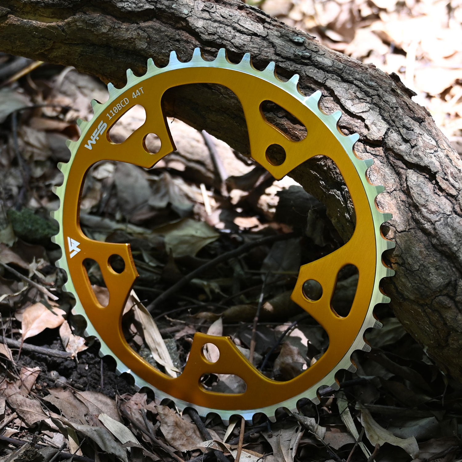 WFS Pulsar Chainring 44T 1/8″ 110mm Old School BMX Single Speed Fixie , Gold