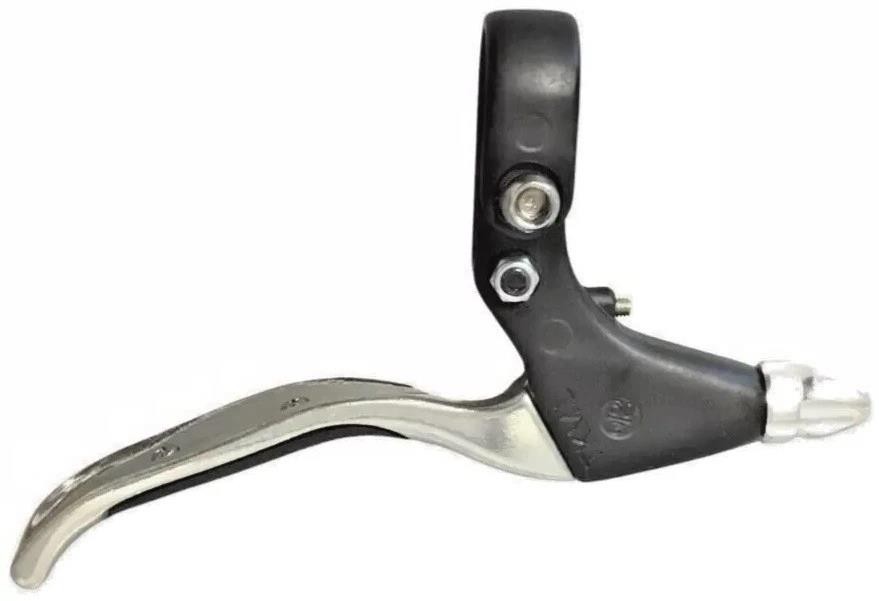 Tektro CL530 Left Brake Lever 3‑Finger Alloy Silver V‑Brake 22.2mm Flat Bar