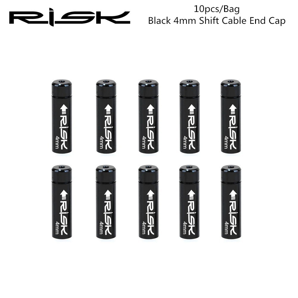 10PCS Alloy Bike Cable End Caps 5mm Brake 4mm Shift Dust Covers