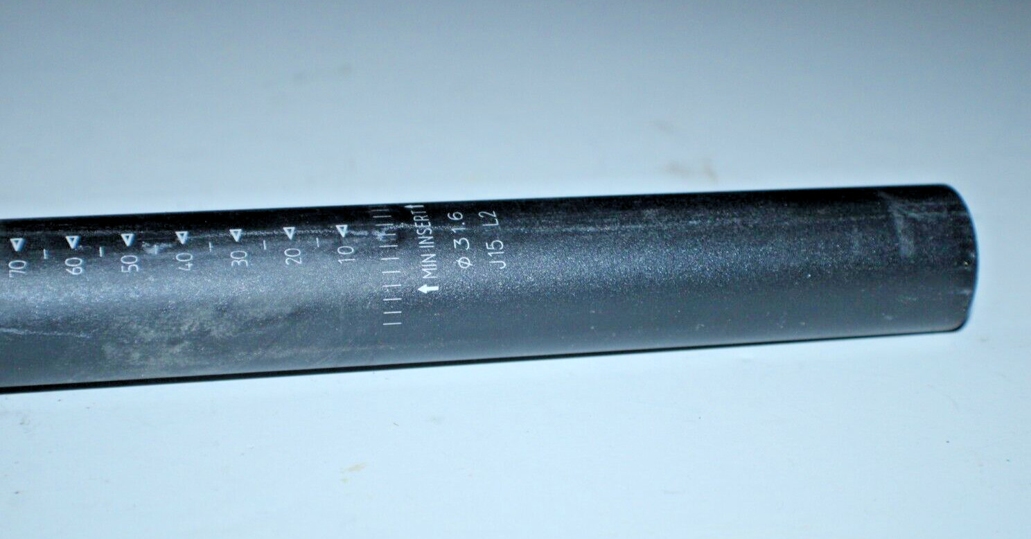 Seatpost Seat Tube 395/31.8mm 0-40mm Offset Black MTB Gravel Fast USA Shipper :)
