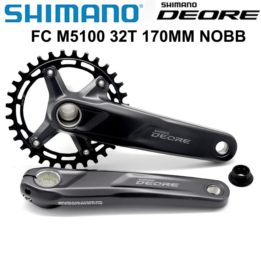 Bicycle Crankset M5100 1*11-Speed Crank Arm 175MM 170MM 32T 34T Chainring