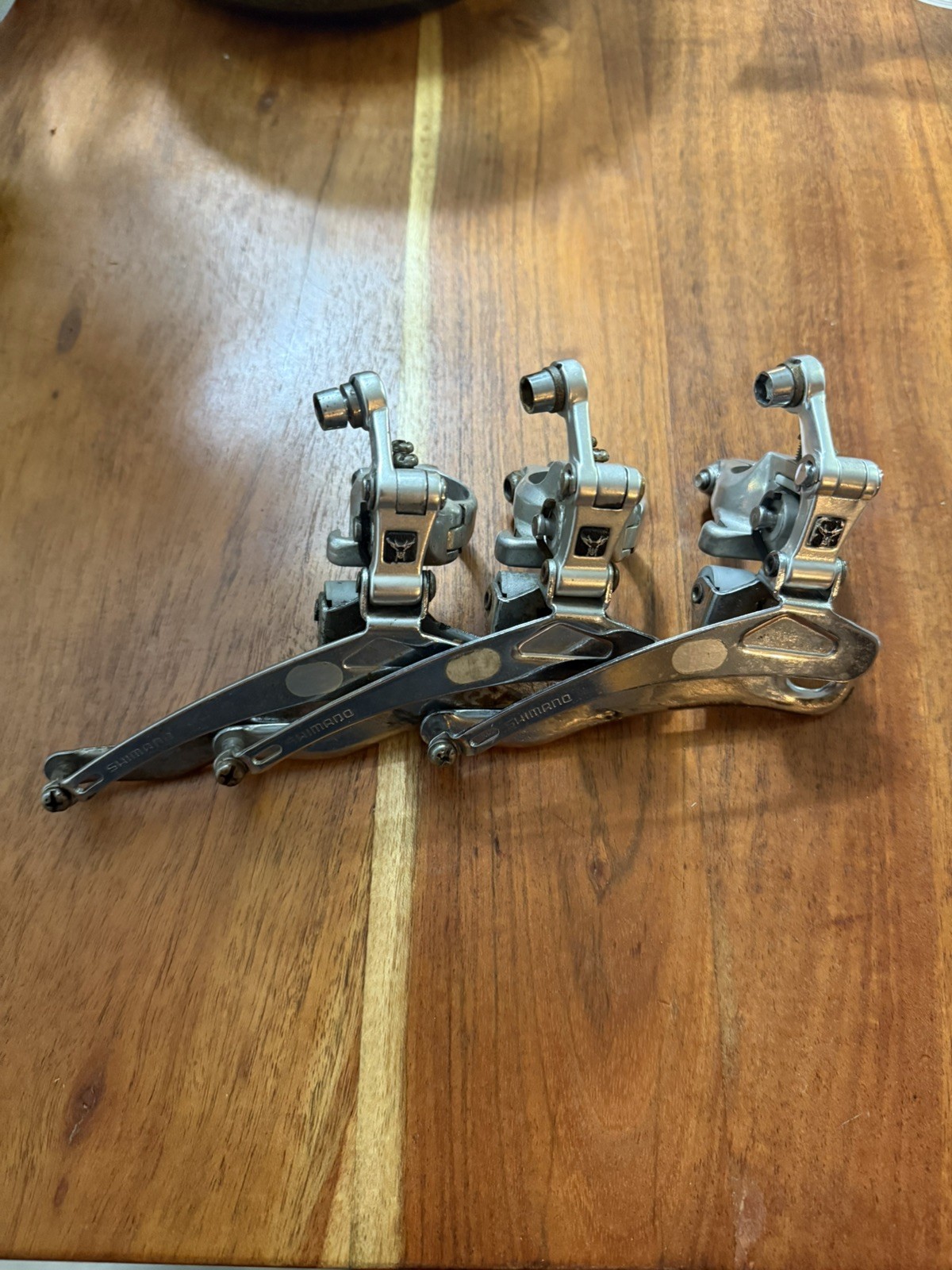 Shimano Deerhead Triple Front Derailleur 28.6mm Clamp Bottom Pull FD-M700