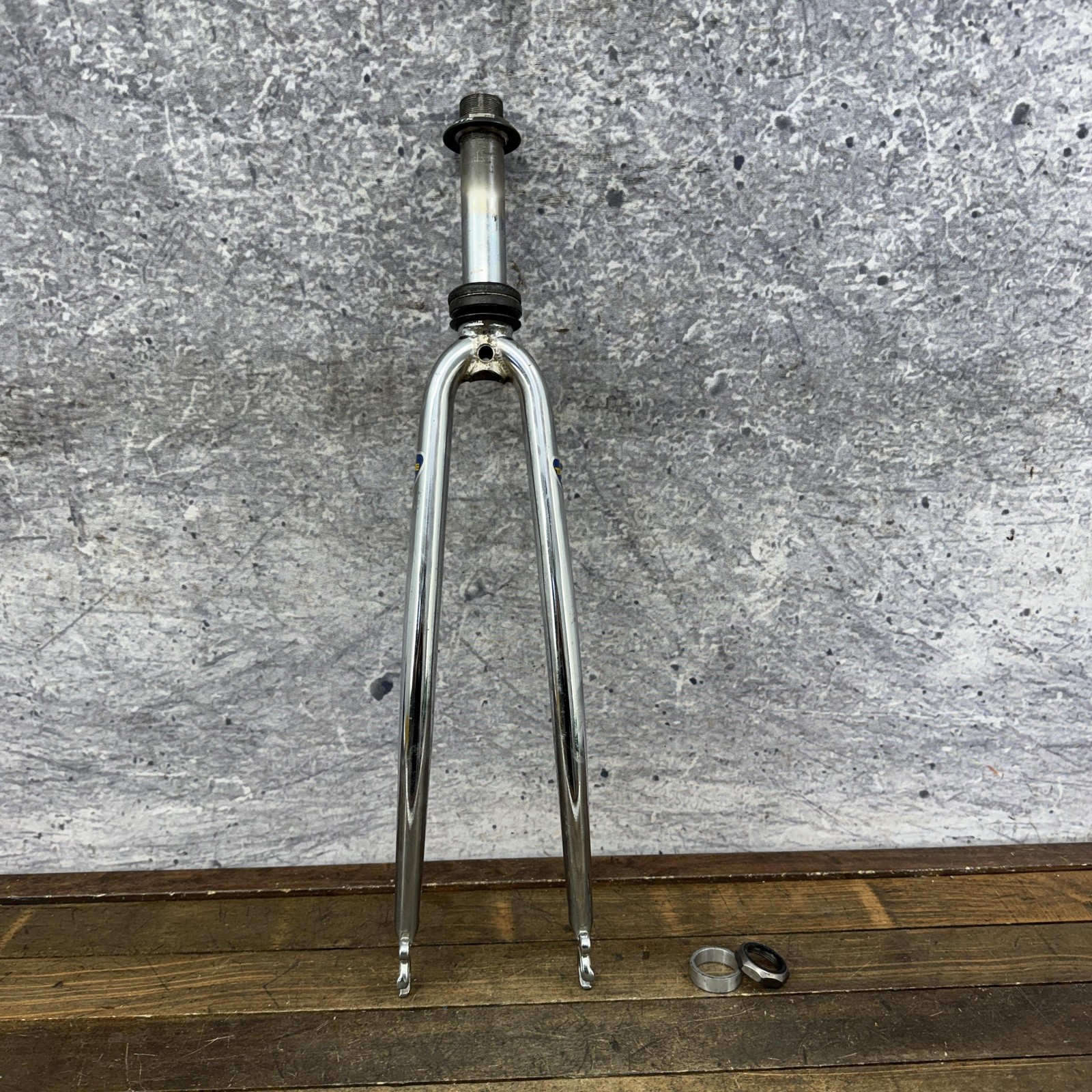 Vintage Tange CRMO 700c Fork 1 In Threaded QR SHORT Road Touring Japan Steel