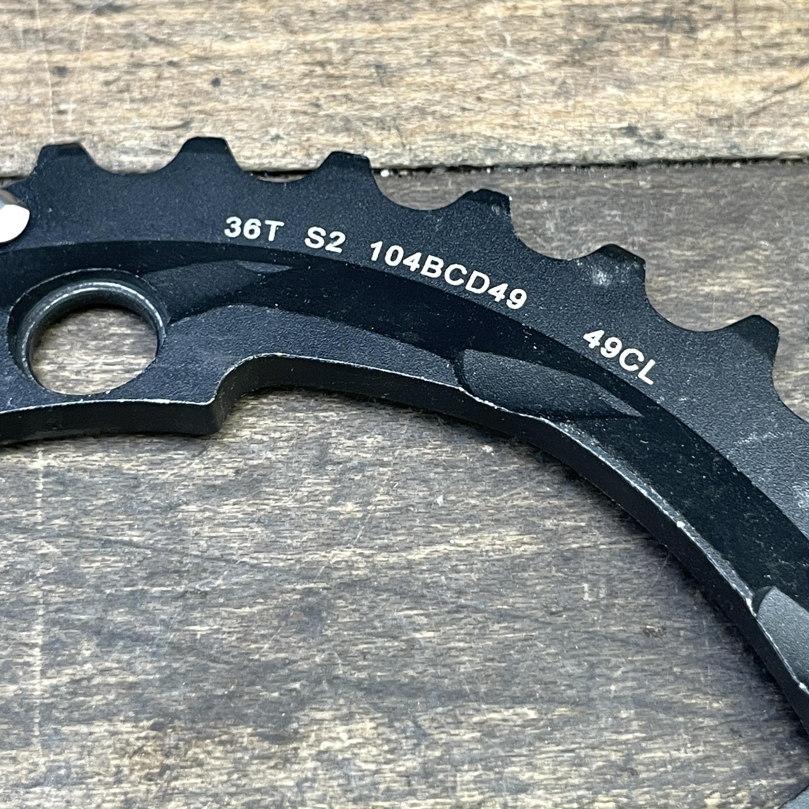 SRAM 36T Chainring 104 BCD 4-Arm Black Alloy 11 Speed X-Glide MTB 36 Tooth