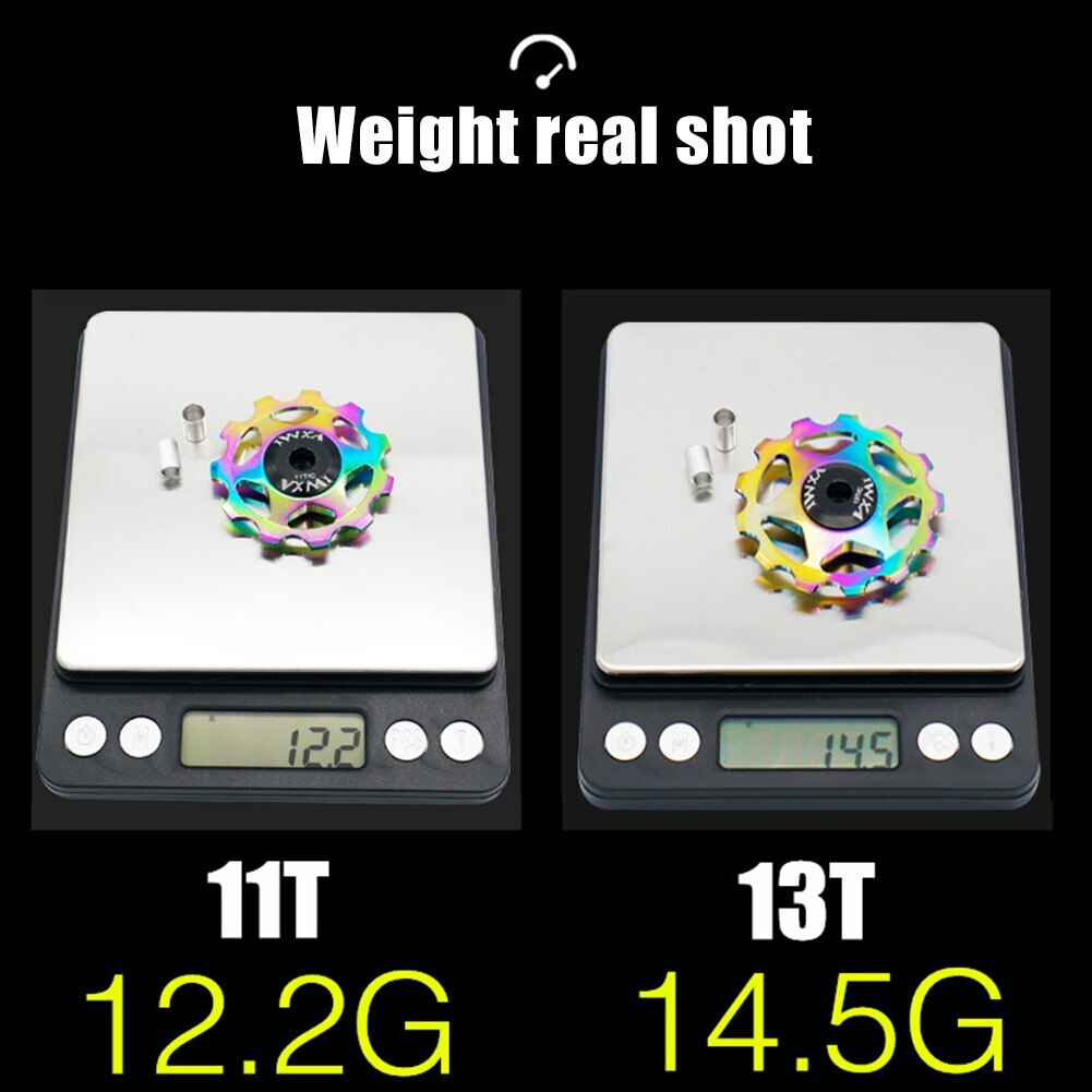VXM MTB Road Bike Aluminum Alloy Rear Derailleur Pulley Jockey Wheel CNC Bearing