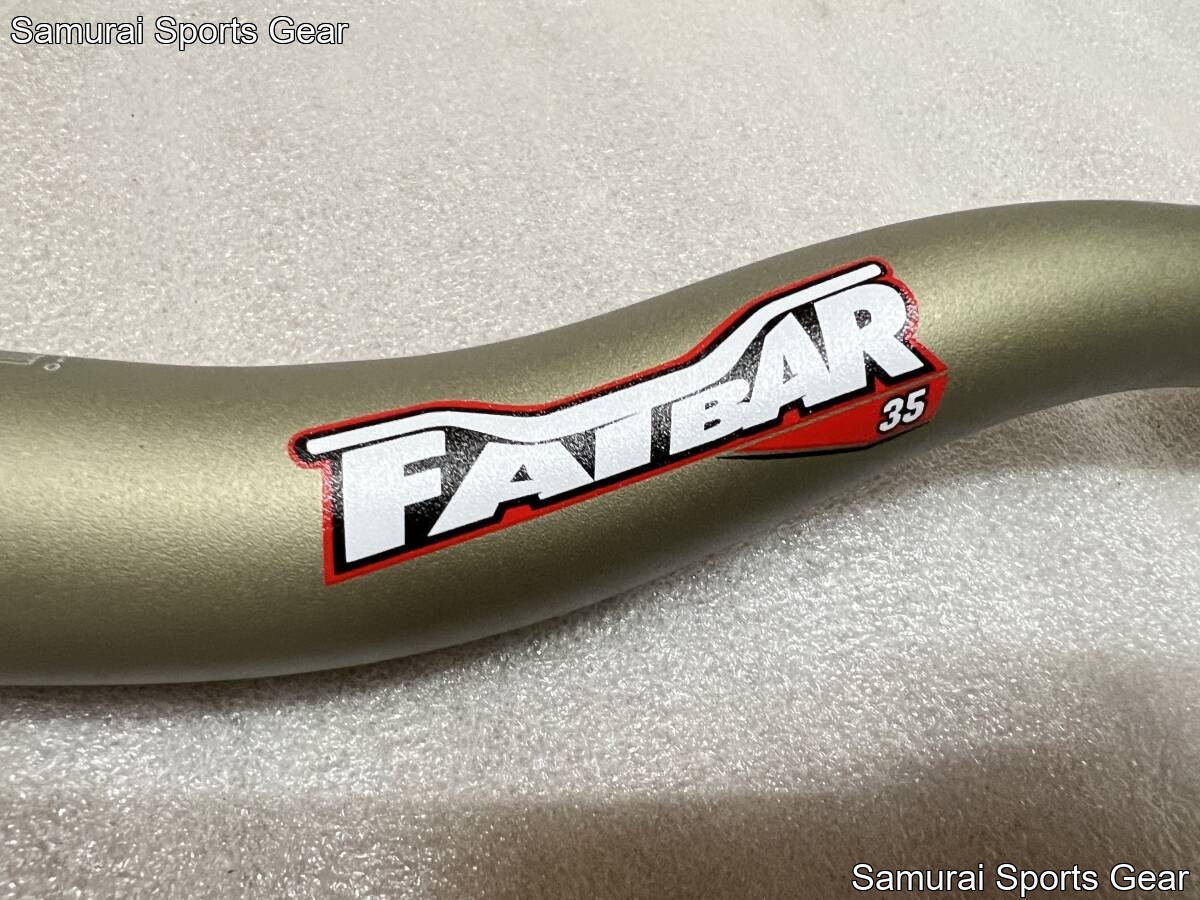 Renthal Fatbar 35 Riser Bar 800mm Gold New Aluminum