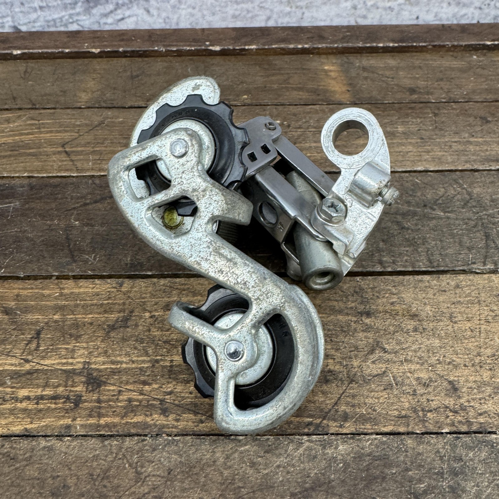 Vintage SunTour Mighty Click Rear Derailleur Long Cage Parts No Bolt
