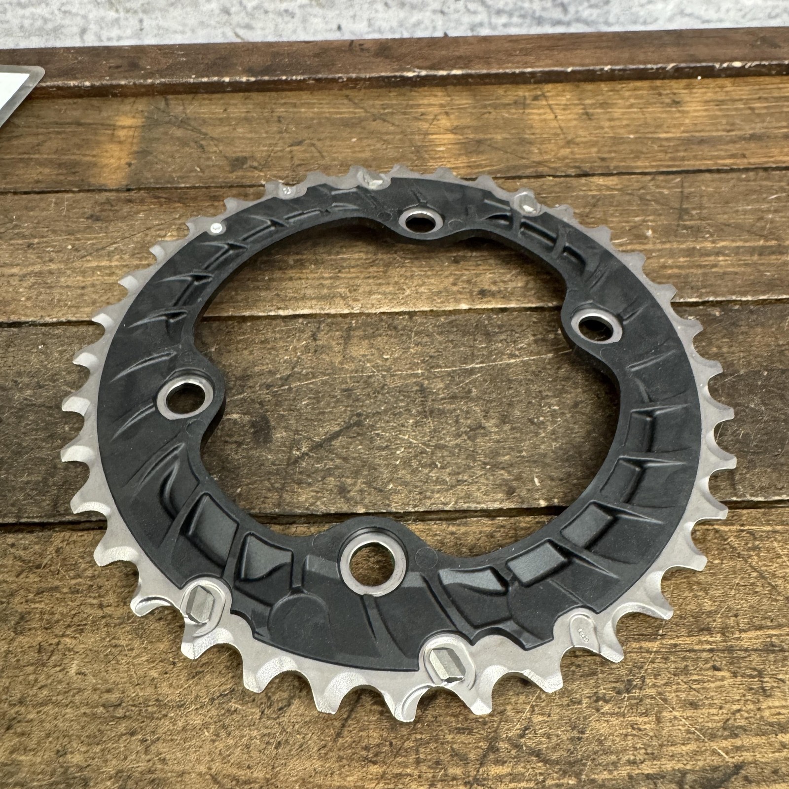 Shimano 36T Chainring DynaSys11 4-Arm Asymmetric Gray MTB 36-26 BC Outer Ring