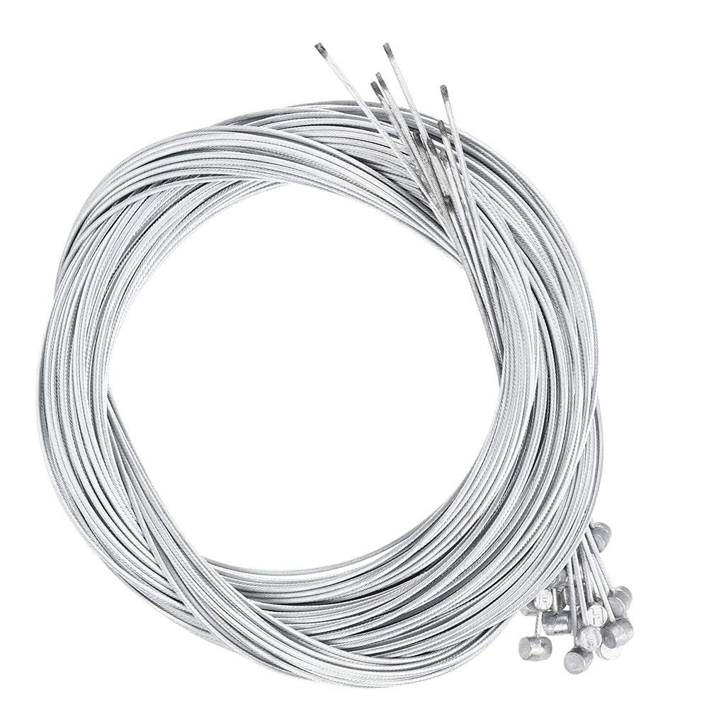Brake Cable, 20pcs Metal 2.5m Length 1.6mm Thick Electric Rear Brake Cable Br…