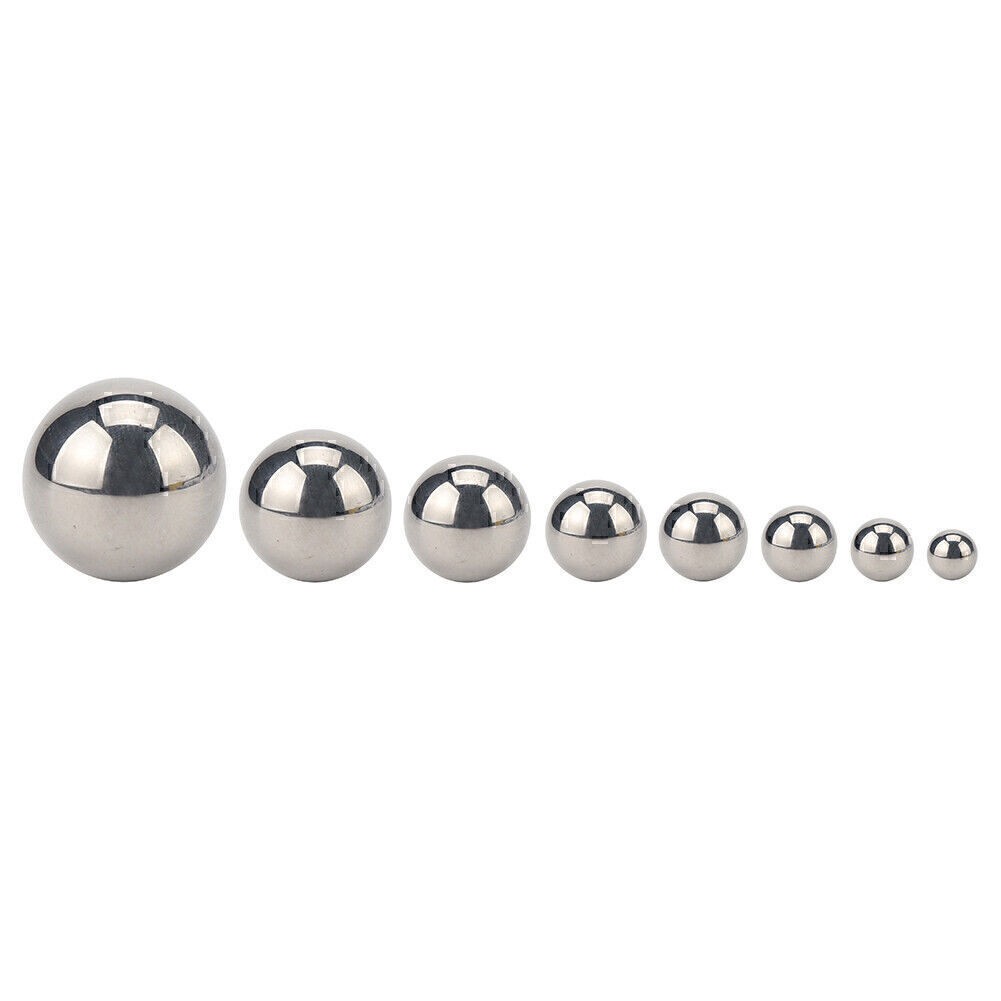 300 Piece Assorted Loose Bicycle Bearing Balls 1/8″,3/8″,5/16″,5/32″& 1/4″ etc.